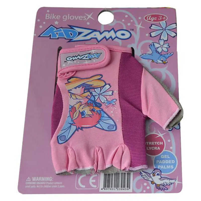 Kidzamo Pixie Pink Cycling Mitts 