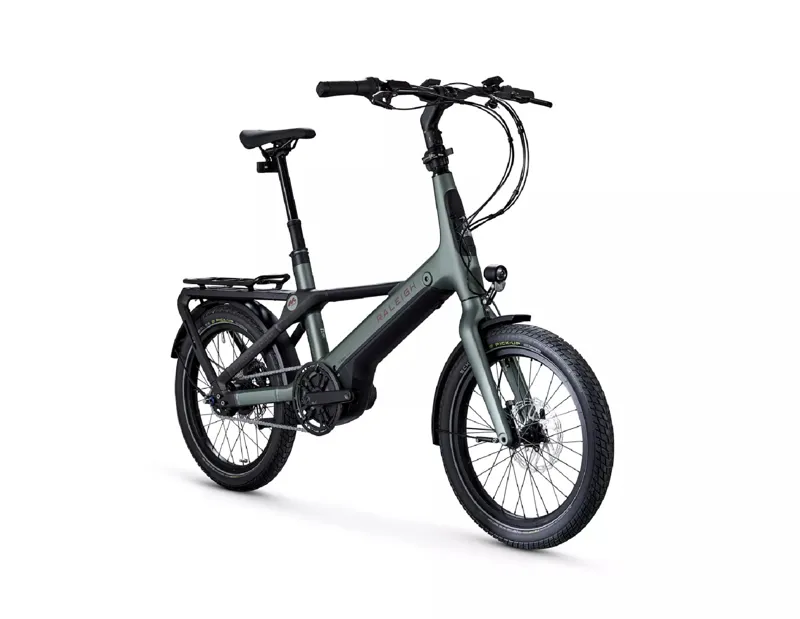 Raleigh Modum 20 Inch Wheel Electric Folding Bike Green-1