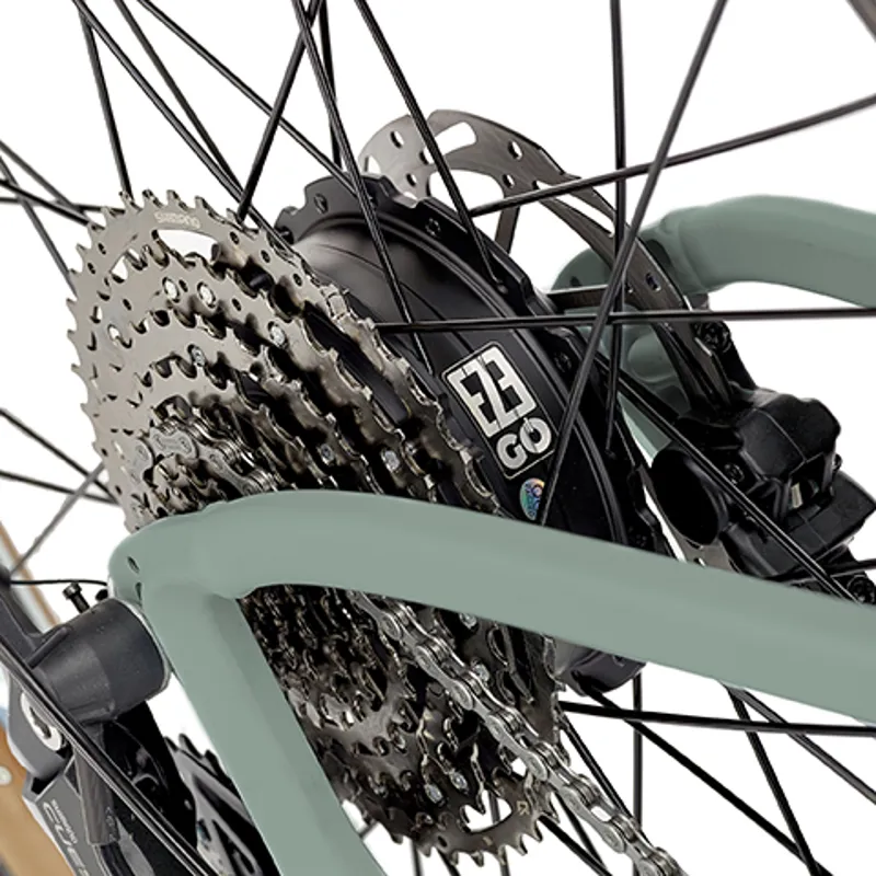 Ezego Trail Destroyer II 27.5 Inch Wheel Bike Green 14Ah Battery-9