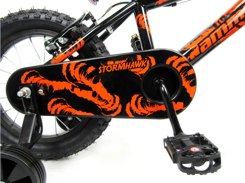 Ammaco Stormhawk 14 Inch Wheel Kids Bike Orange/Black-2