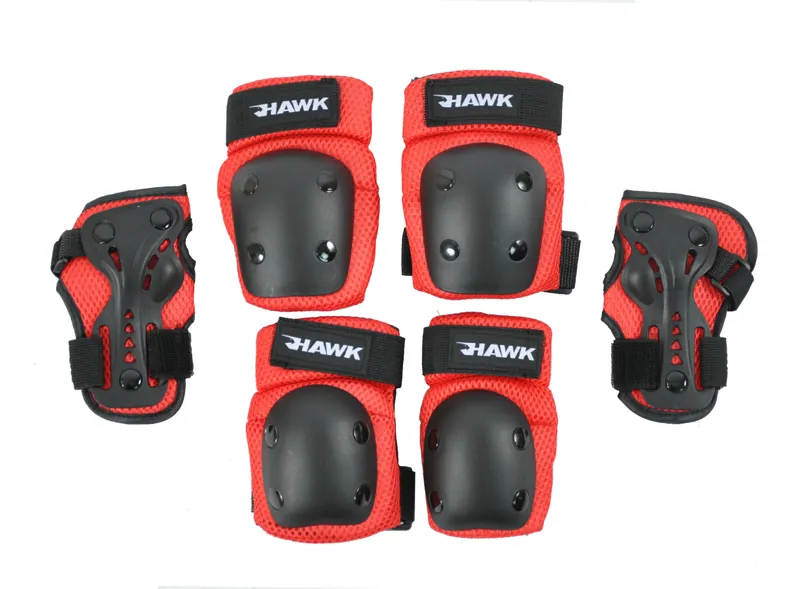 Knee Elbow and Wrist Set Red- Small