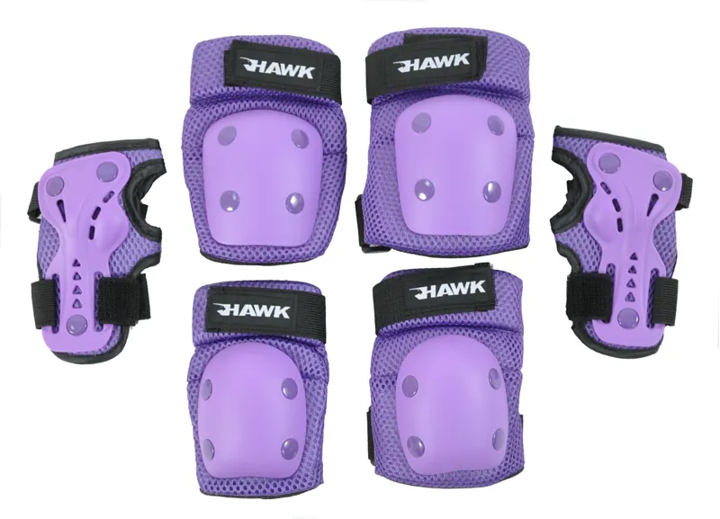 Knee Elbow and Wrist Set Purple - Small