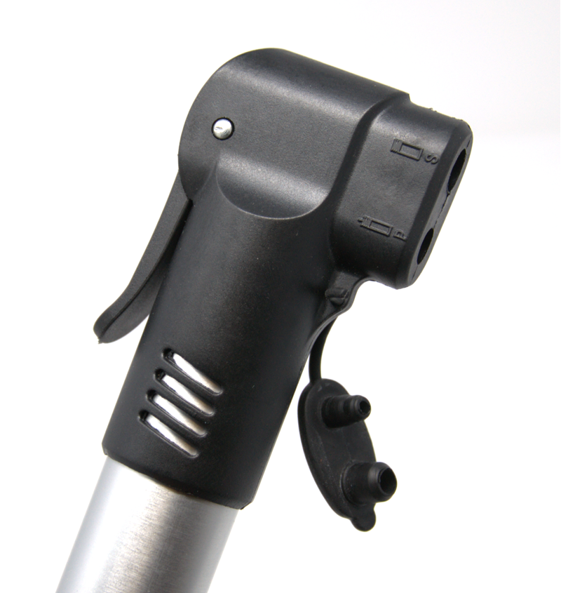 Alloy Dual Valve Hand Pump Silver-4