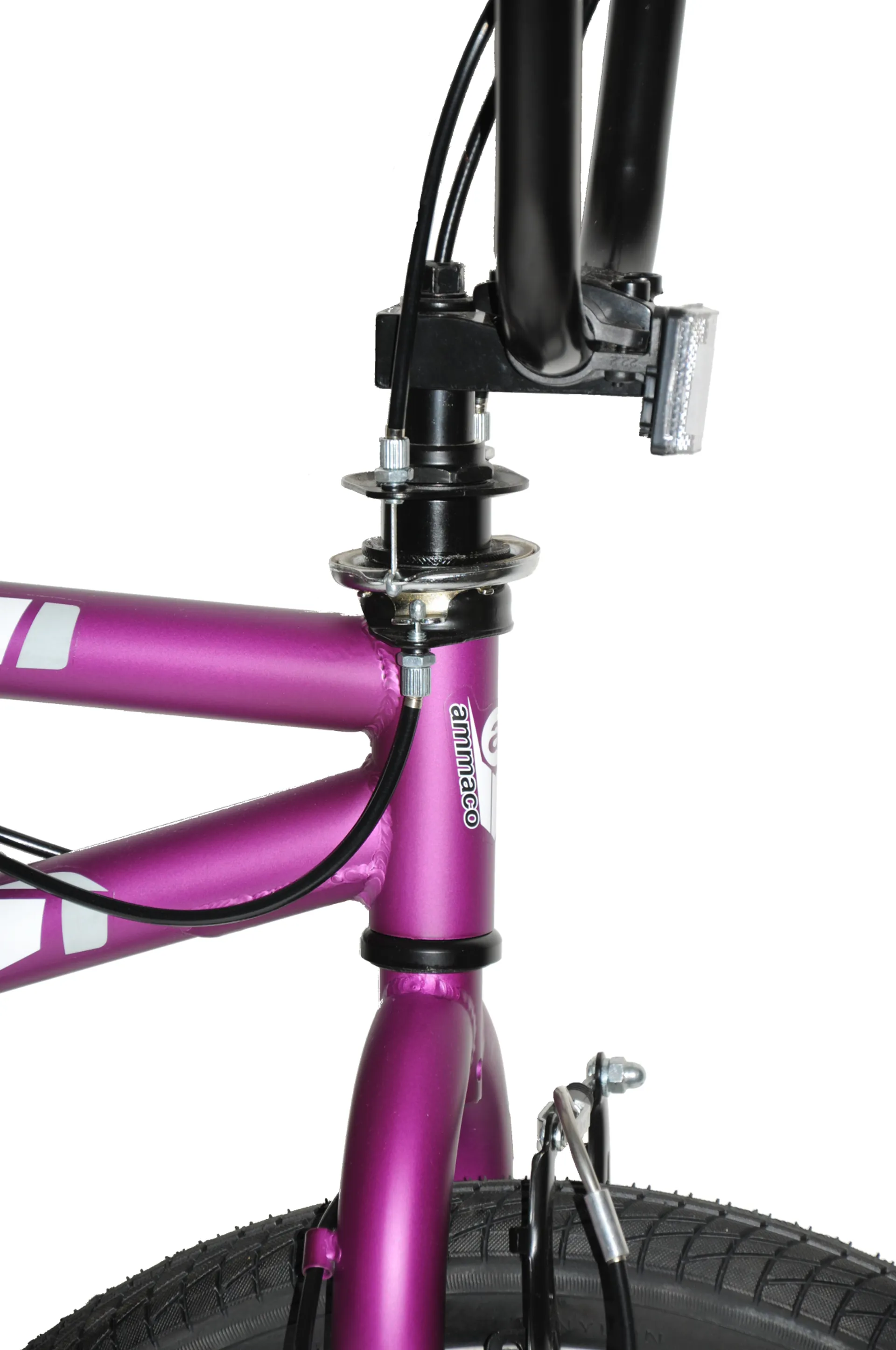 Ammaco Freestyler BMX 20 Inch Wheel Kids Bike Purple