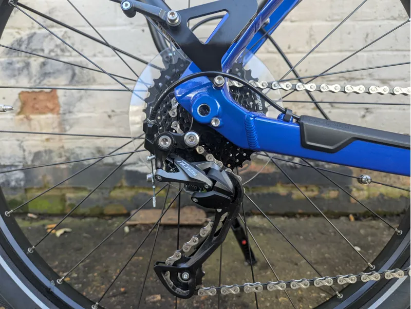 EX-DEMO Haibike Trekking 4 27.5 Electric Hybrid Bike Blue 500Wh-4