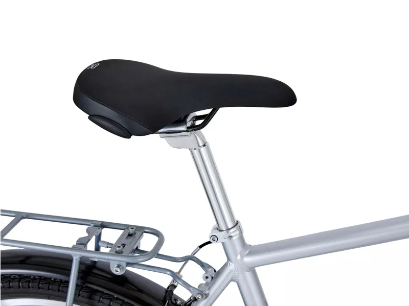 Raleigh Pioneer Trail  27.5 Commuter Hybrid  Bike Silver/White Crossbar-5