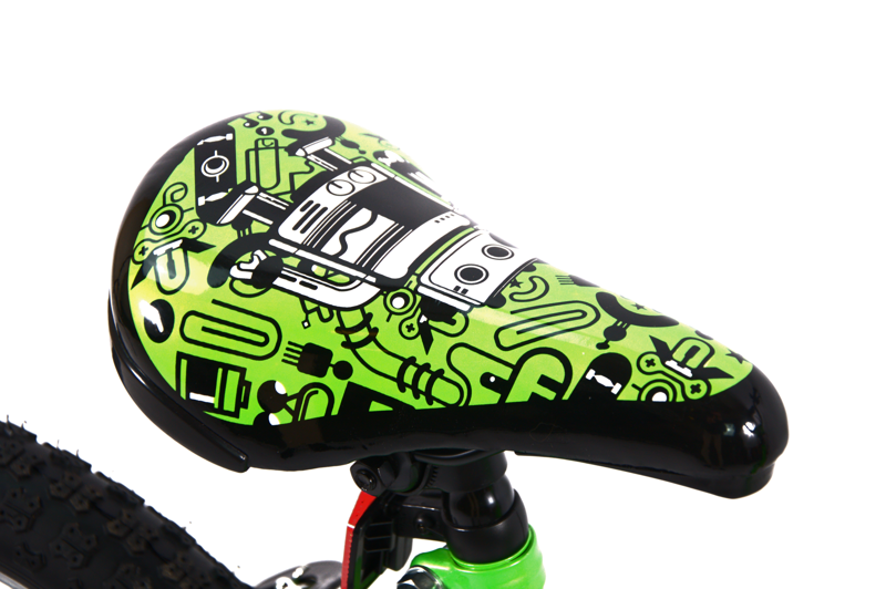 Hawk Robotnic 16 Inch Wheel Kids Bike Green-3