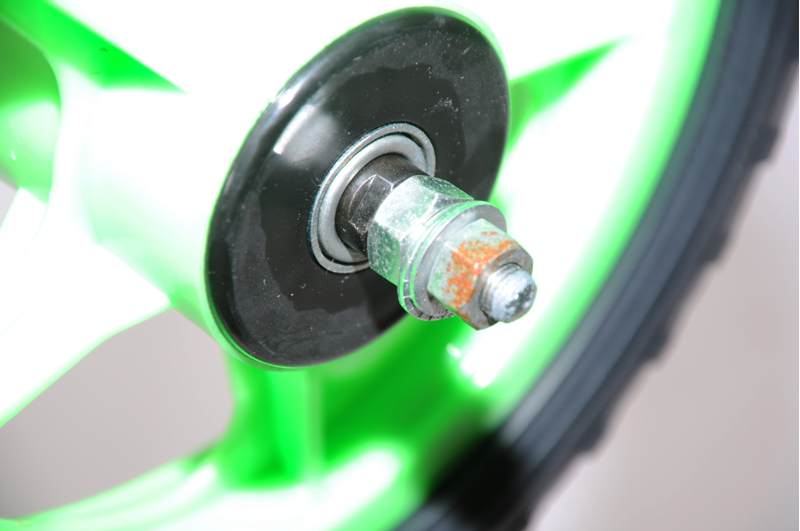 12 Inch Front Mag Wheel and Tyre Green-2