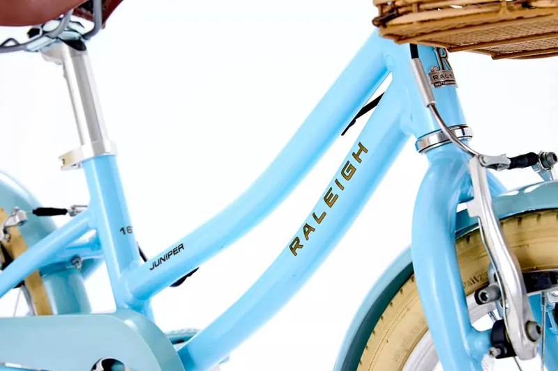 Raleigh Juniper 16 Inch Wheel Kids Bike Blue-2
