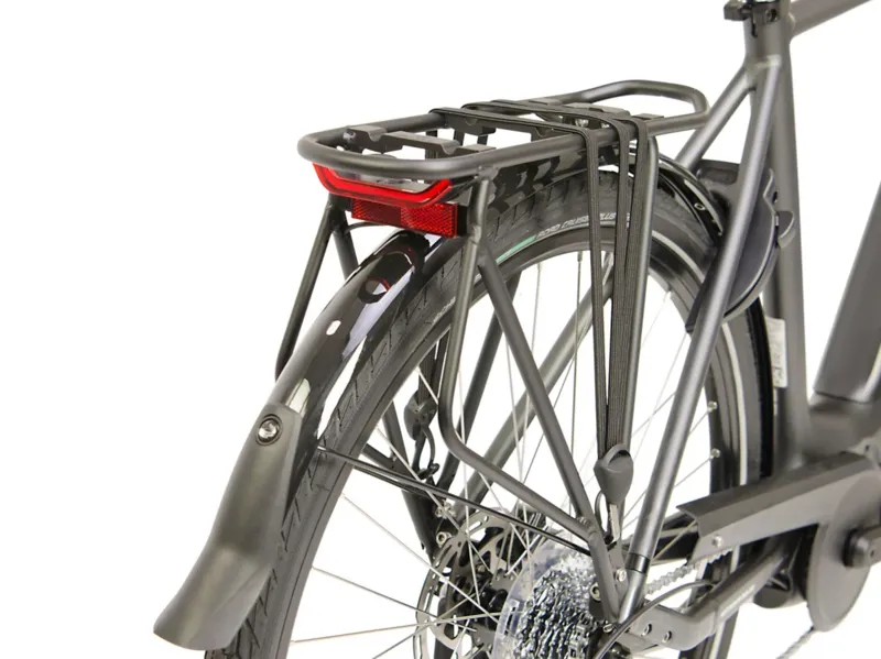 Raleigh Motus Tour Crossbar 700c Wheel Electric Hybrid Bike Black-6