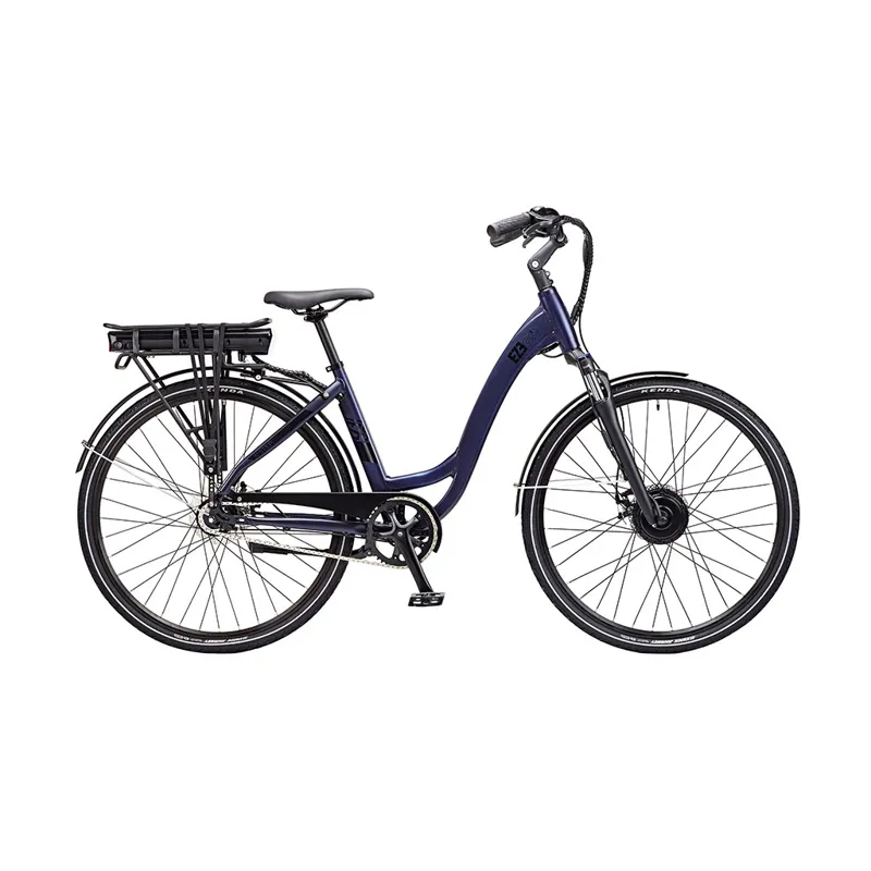 Ezego Step Unisex NX 700c Wheel Bike Blue 14Ah Battery