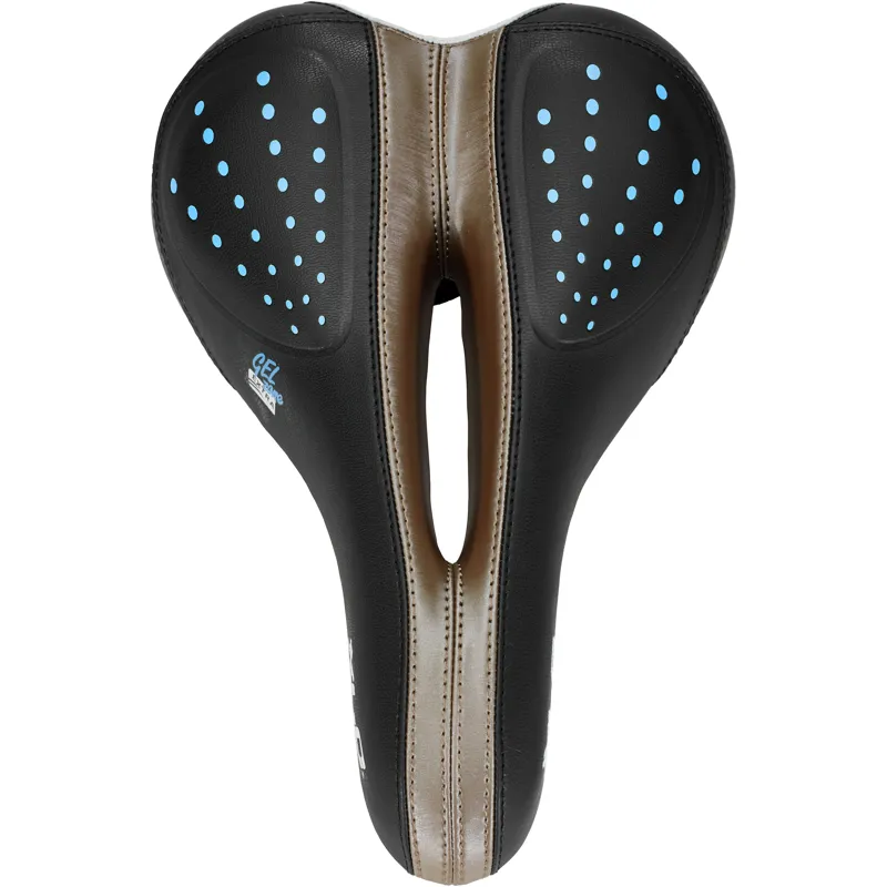 XLC Globetrotter Gel Saddle Womens Black-3