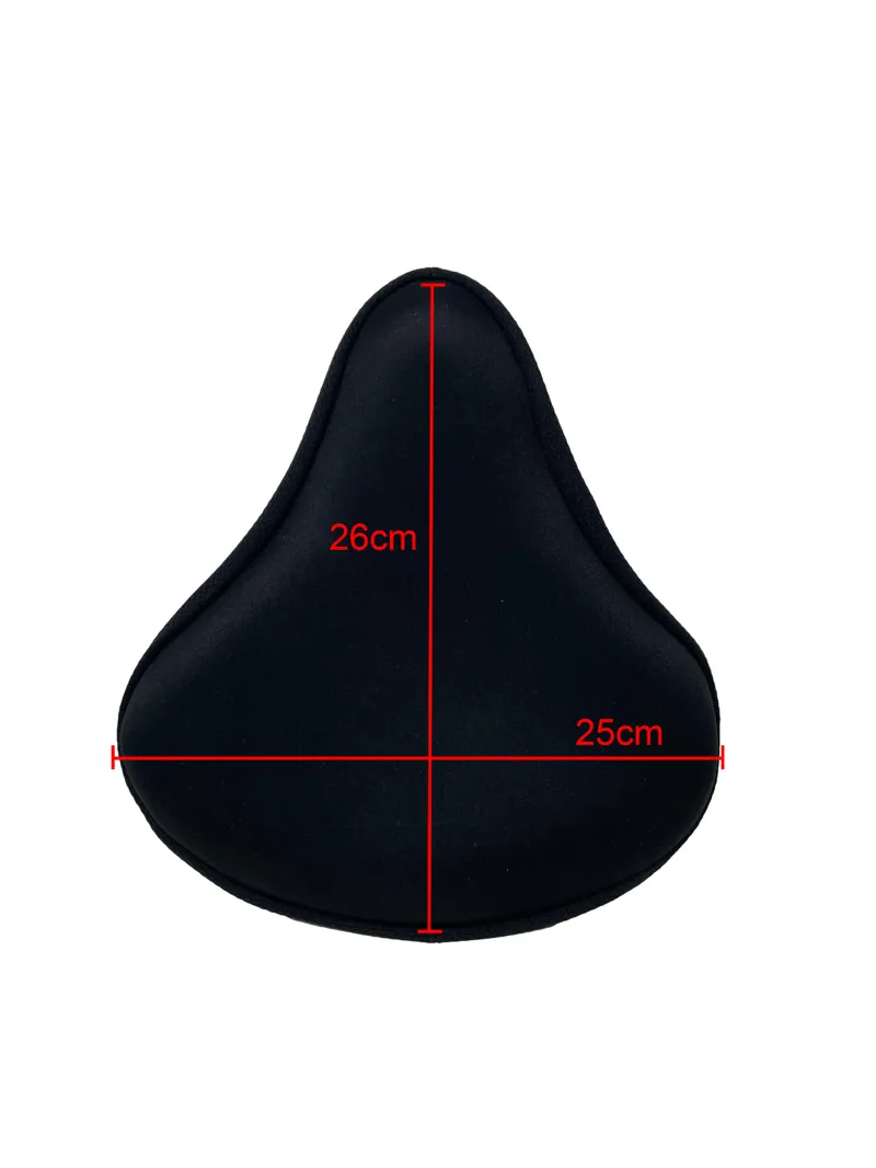 Twice Gel Comfort Wide Saddle Cover Black-2
