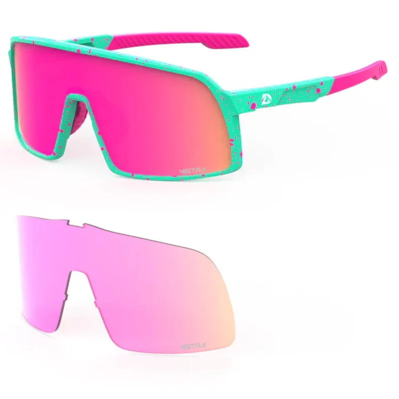 Descent Riot Cycling Sunglasses Teal/Pink