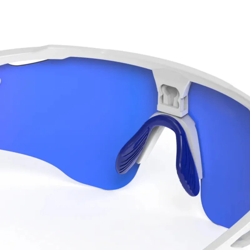 Descent Moov Cycling Sunglasses Blue/White-1