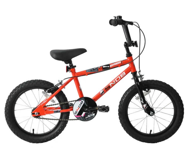 Snob Bypass 16 Inch Wheel Kids Bike Red