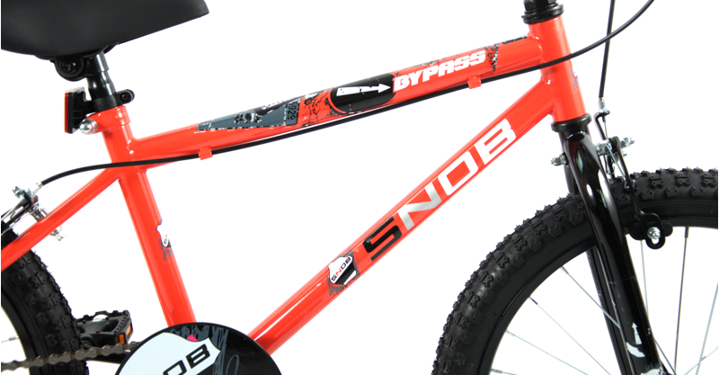 Snob Bypass 20 Inch Wheel Kids Bike Red-3