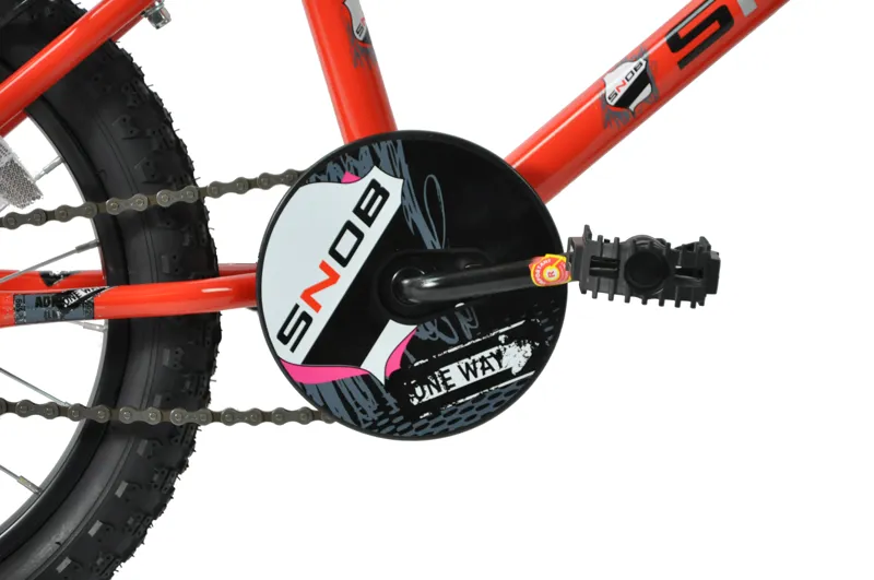 Snob Bypass 16 Inch Wheel Kids Bike Red-6