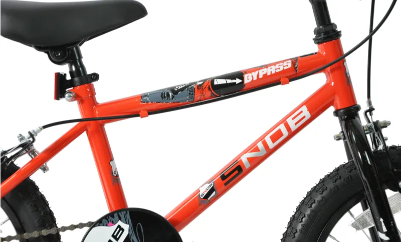 Snob Bypass 16 Inch Wheel Kids Bike Red-1