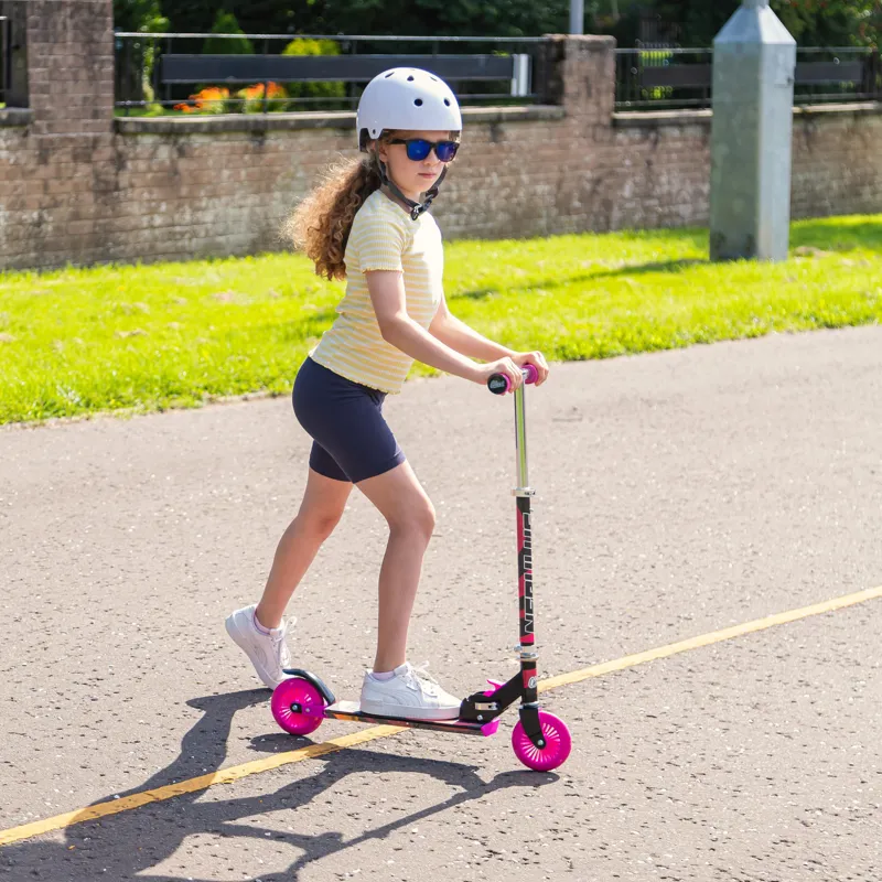 Nebulus Scooter - Black and Pink Folding Kids Scooter-2