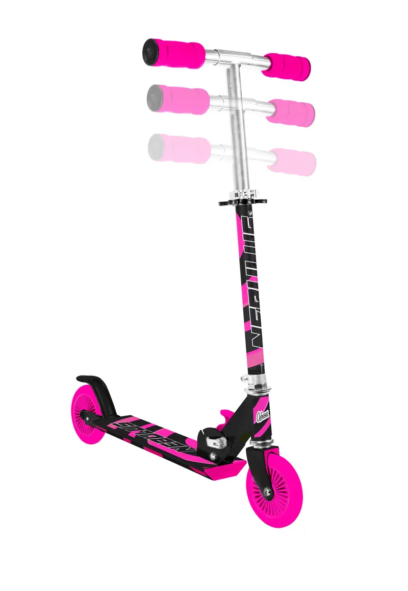 Nebulus Scooter - Black and Pink Folding Kids Scooter-3