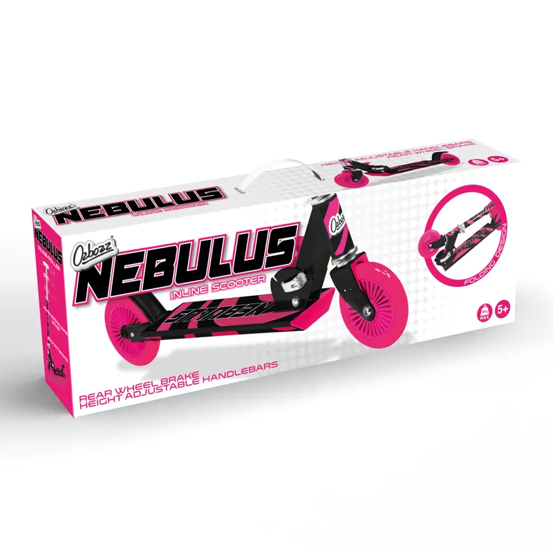 Nebulus Scooter - Black and Pink Folding Kids Scooter-5