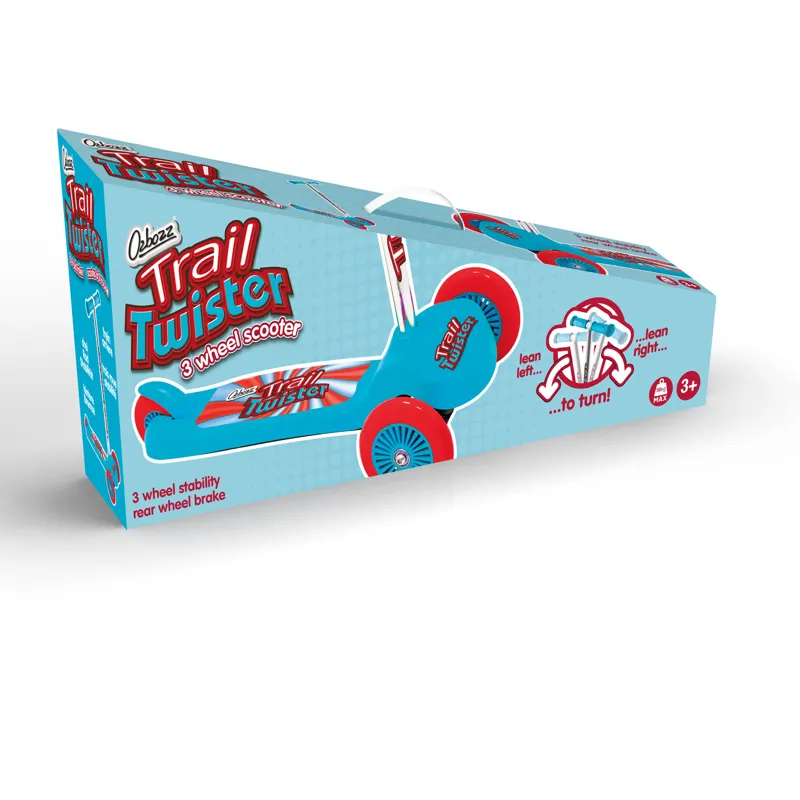 Trail Twist 3 Wheel Scooter Blue-2
