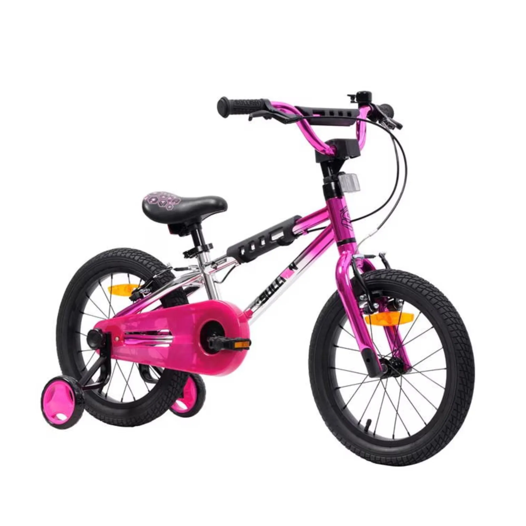 Sullivan Safeguard 16 Inch Wheel Kids Bike Pink/Silver