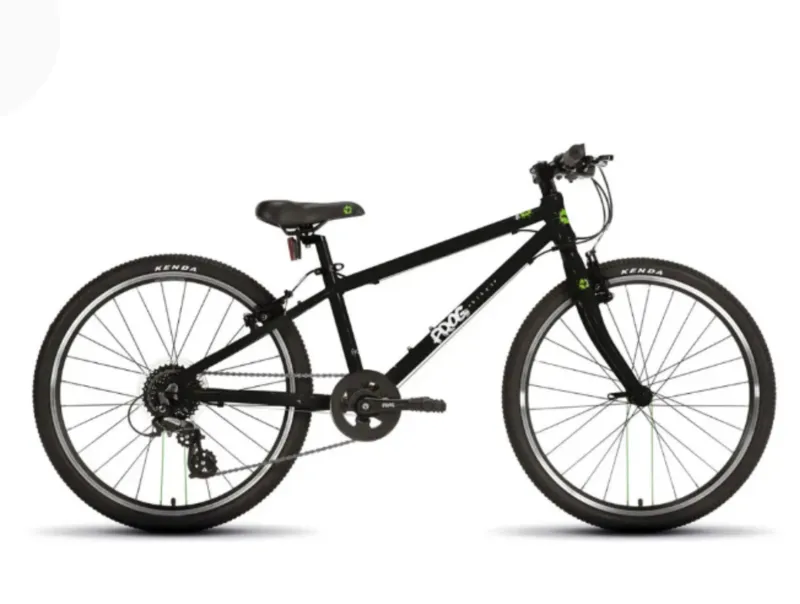 Pre Loved Frog 61 24 Inch Wheel Hybrid Kids Bike Black