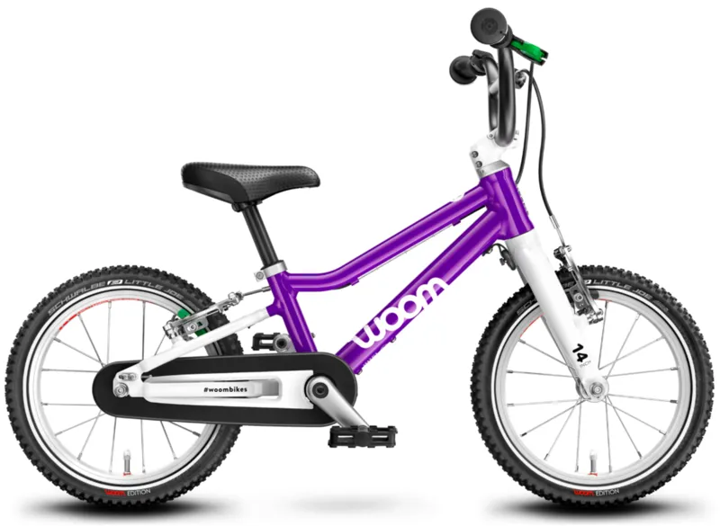 Pre Loved Woom 14 Inch Wheel Kids Bike Purple - Main Image
