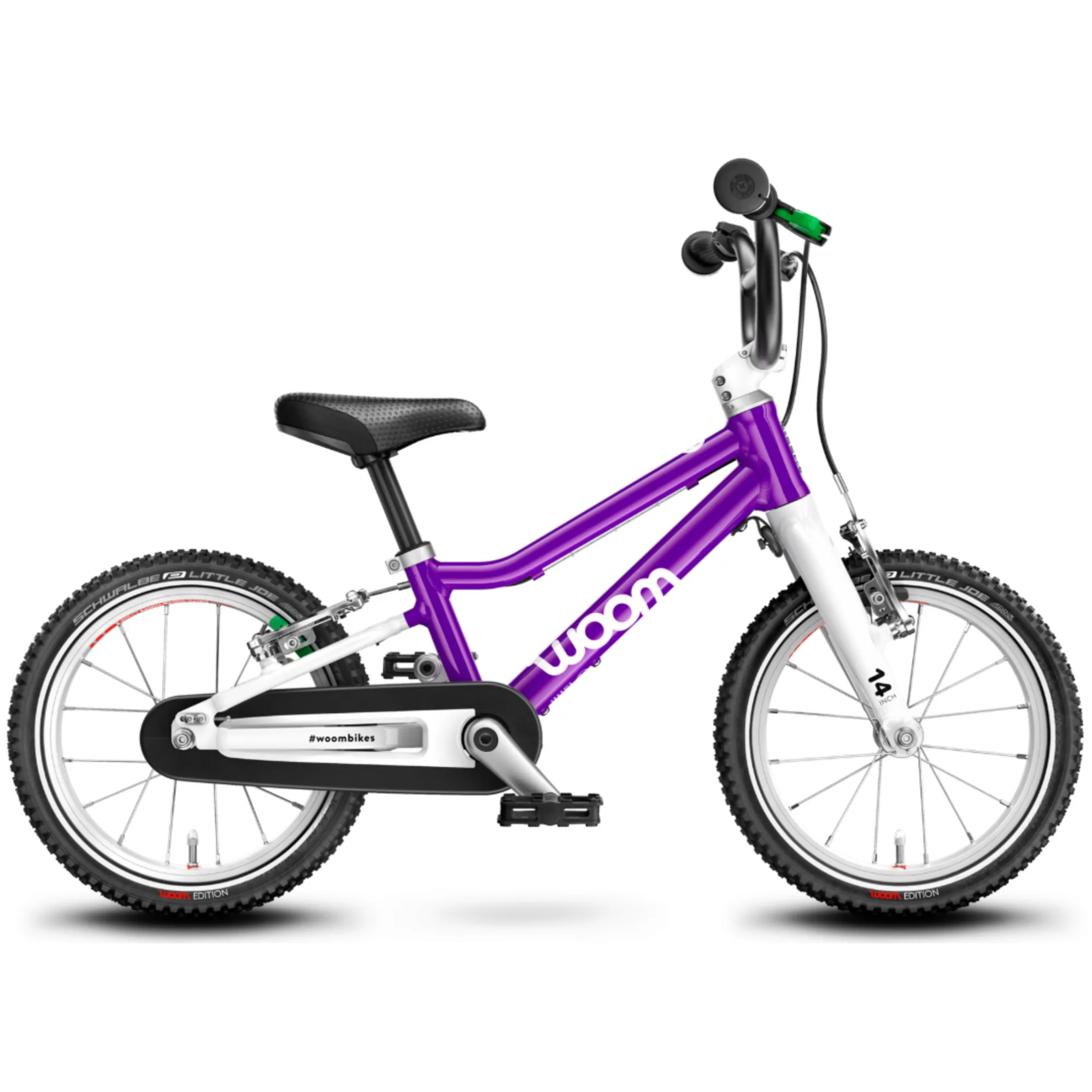 Pre Loved Woom 14 Inch Wheel Kids Bike Purple - Main Image