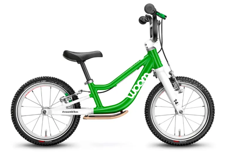 Pre Loved Woom 1 Plus Balance Bike Green
