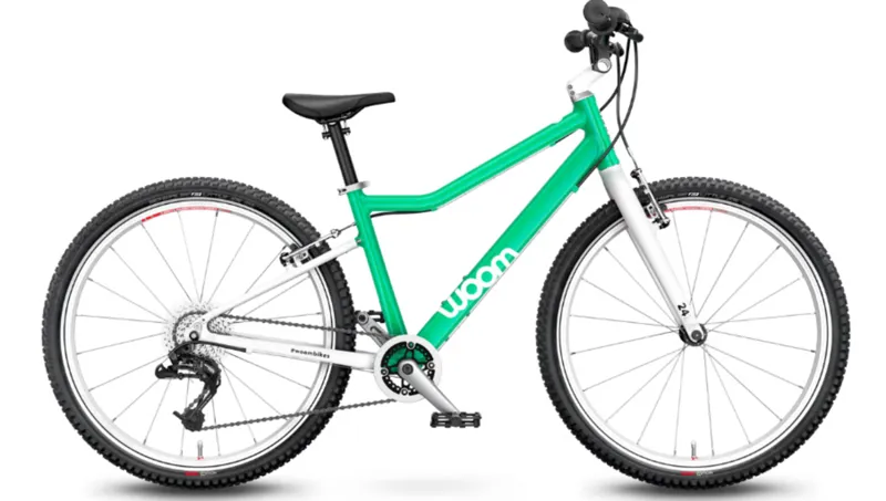 Pre Loved Woom 5 24 Inch Wheel Kids Bike Mint Green