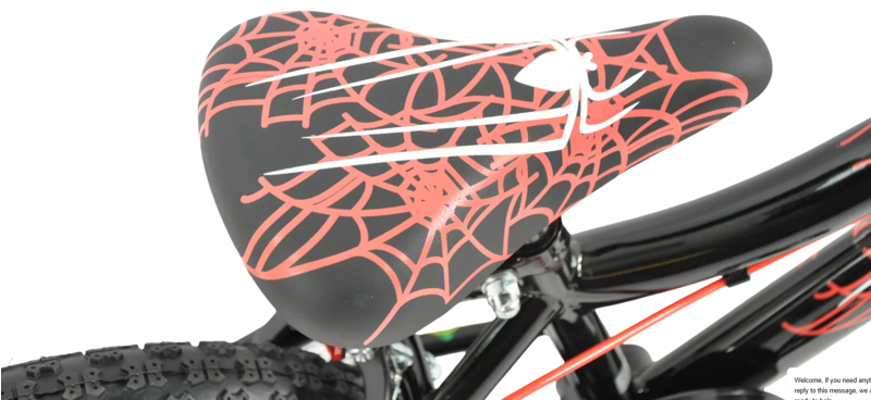 Professional Spider 14 Inch Wheel Kids Bike Dusk Red/Black-2