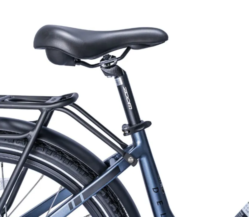 Ampere Deluxe Step Through 26 Inch Wheel Electric Bike Blue 10Ah-7