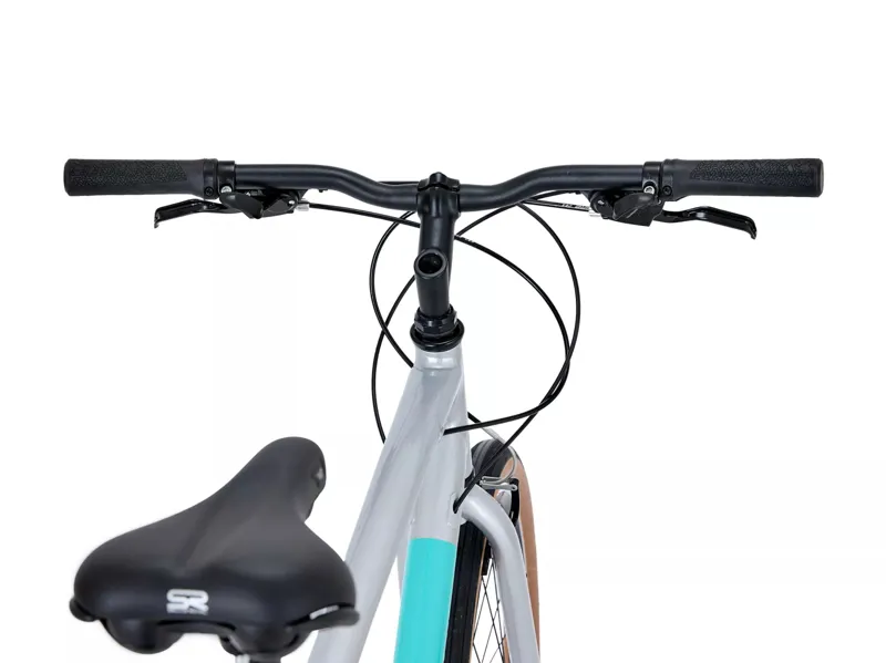 Raleigh Strada 650B Commuter Hybrid Bike Silver/Blue-6