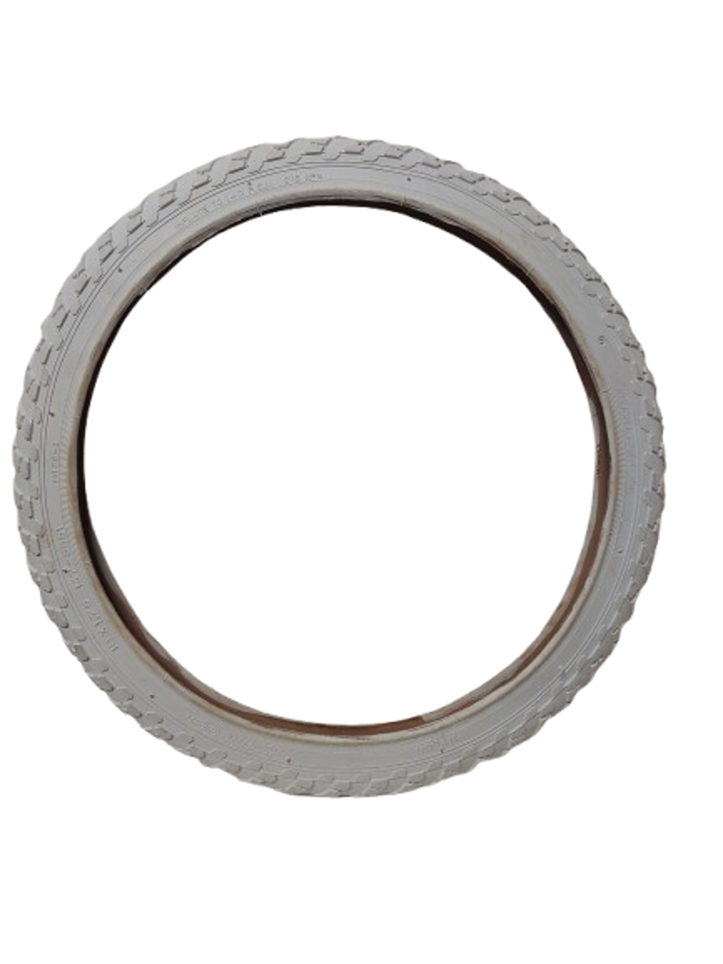 Ammaco 18 x 1.75 White Tyre-1