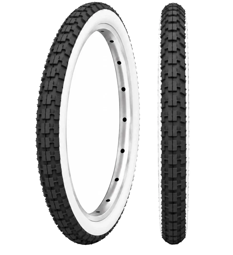 Universal 18 x 1.3/8 White Wall Tyre