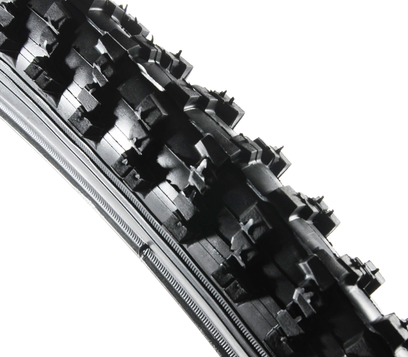 Ammaco Mountain Bike Tyre 24 x 2.10 Black-2