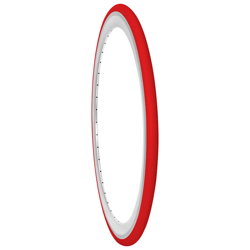 Tannus Aither II Slick Airless Tyre 700 x 23c Red-2