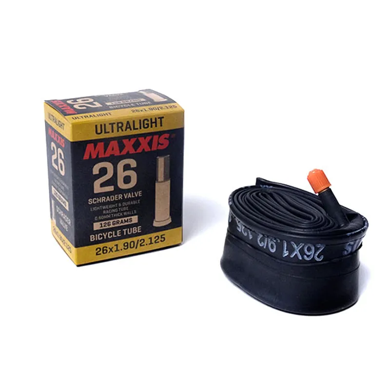 Maxxis Ultralight Mountain Bike 26 x 1.9 Schrader Inner Tube-1