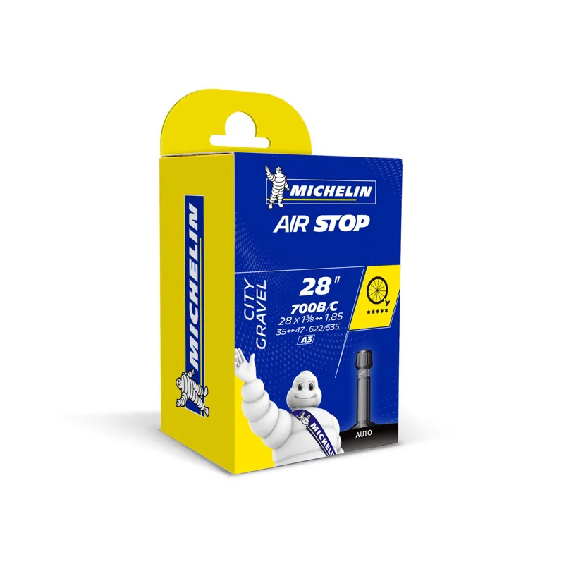 Michelin A3 Airstop 700 x 35-47c Schrader Inner Tube-2