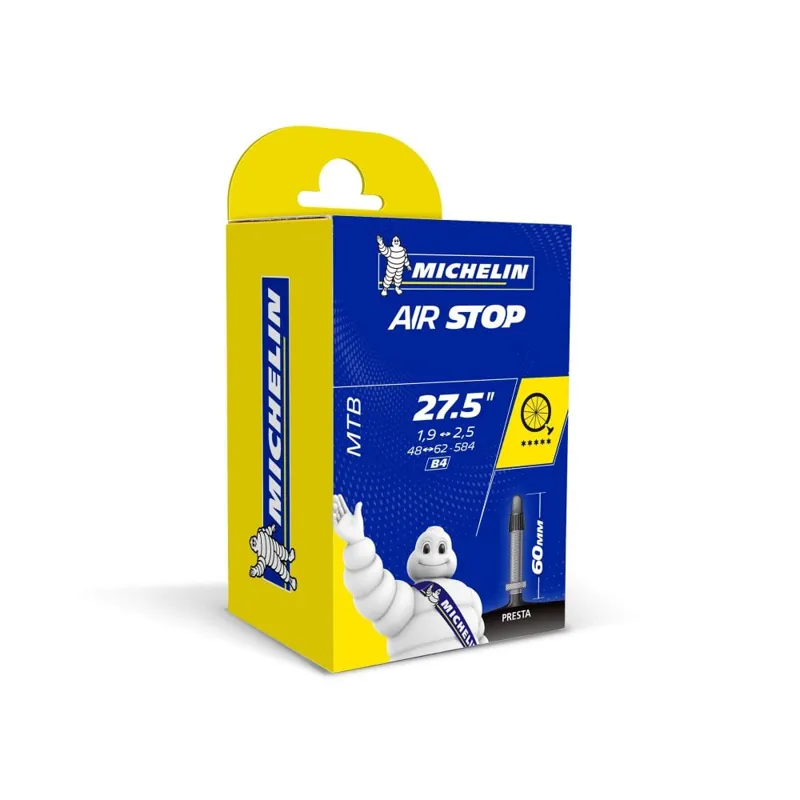 Michelin Airstop B4 27.5 x 2-2.50 Presta Inner Tube 40mm