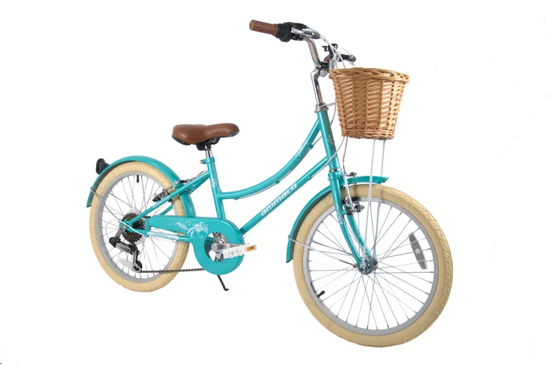 Ammaco Tiffany 24 Inch Wheel Kids Heritage Bike Green