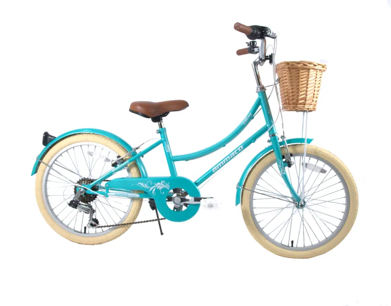 Ammaco Tiffany 20 Inch Wheel Heritage Kids Bike Green-1