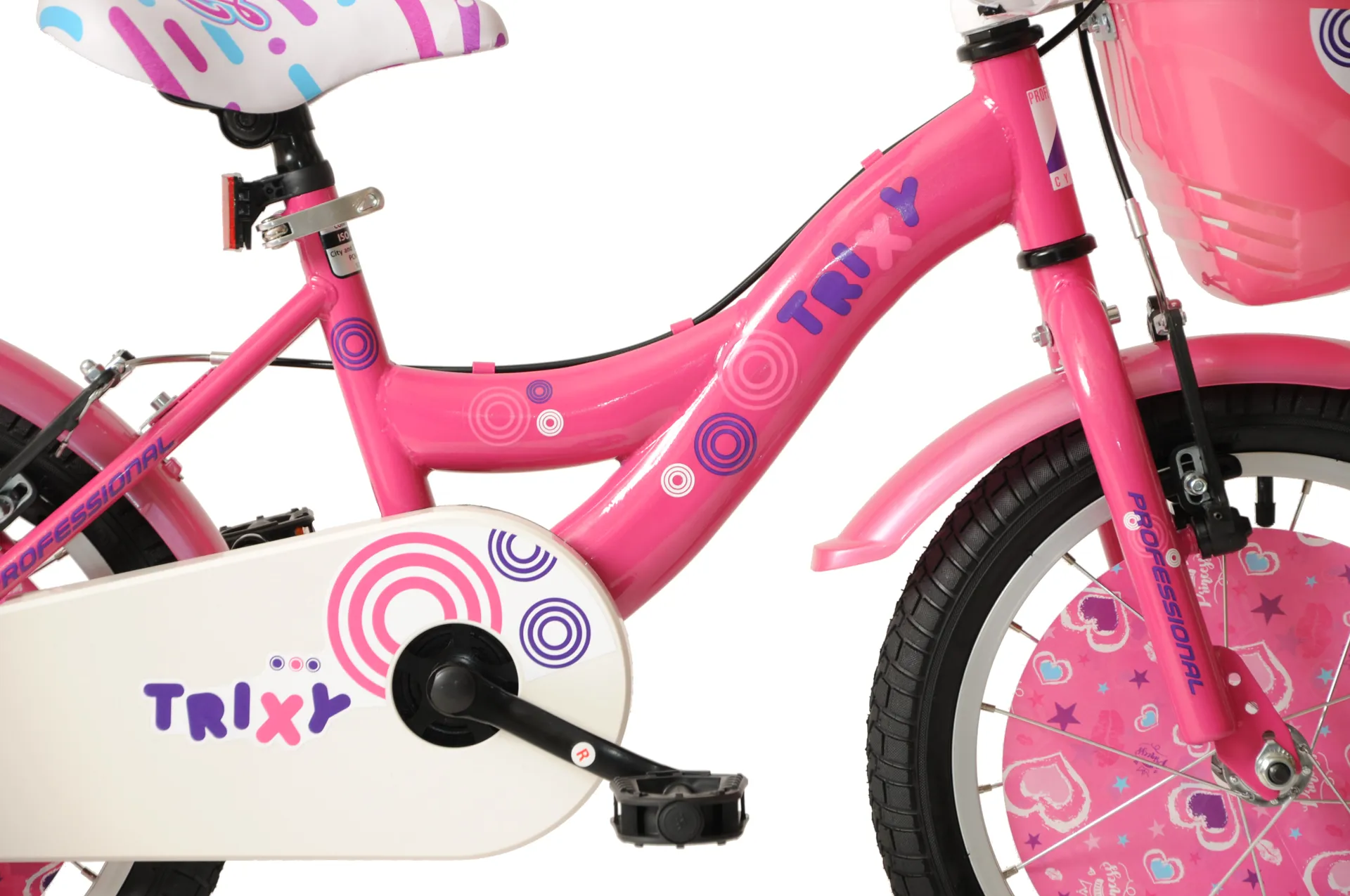 Professional Trixy 16 inch Wheel Kids Bike Pink