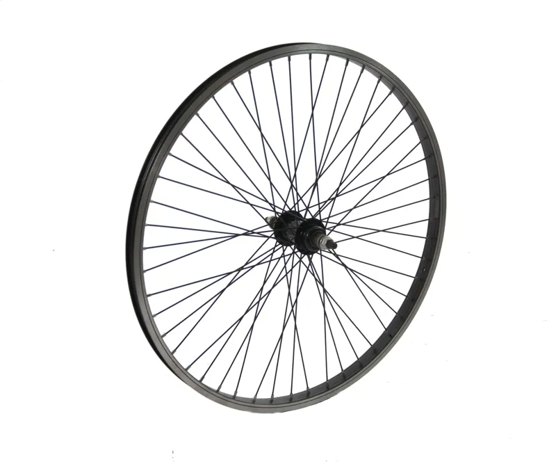 Ammaco 24 Inch Rear SS BMX Wheel 48 Spoke Black