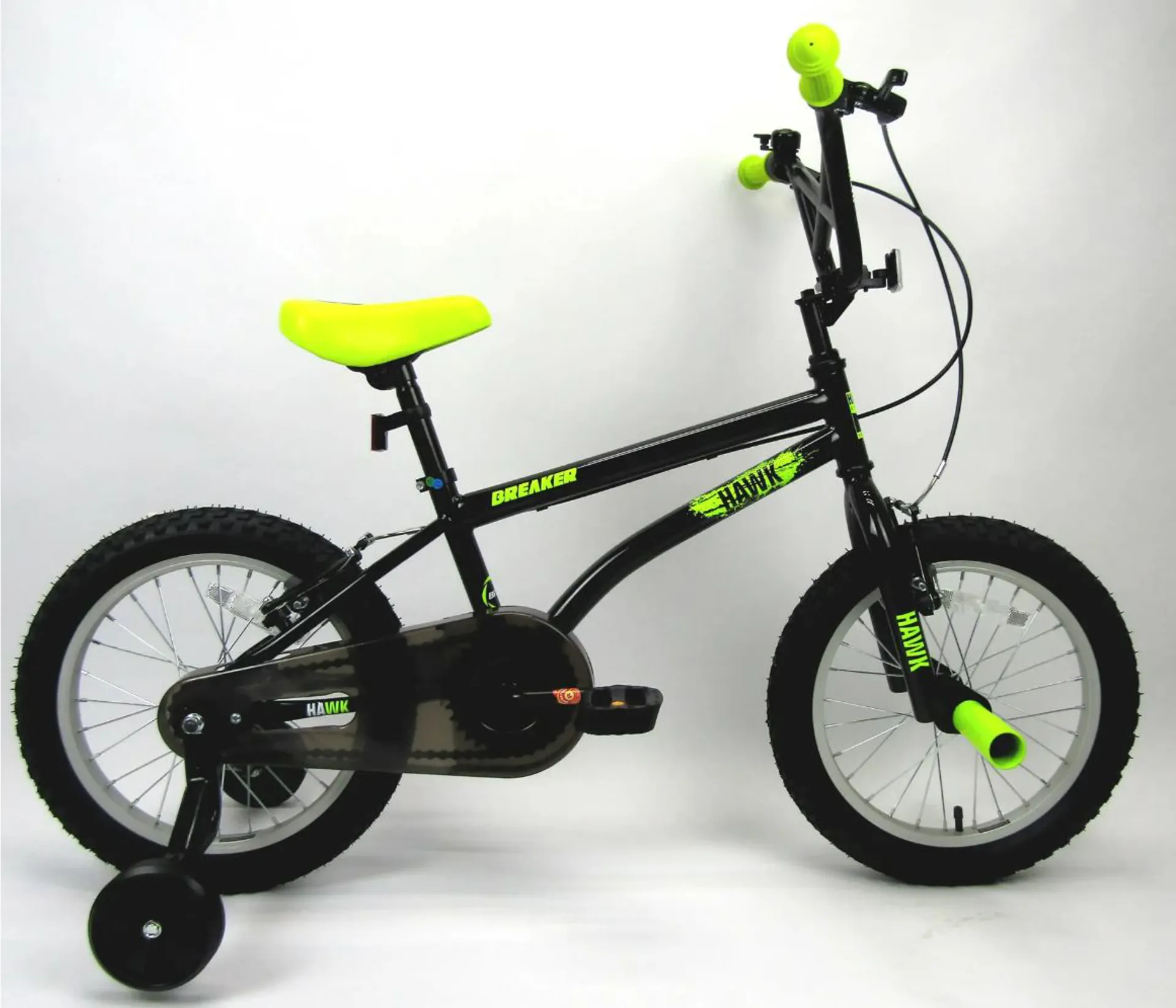 Hawk Breaker 16 Inch Wheel Kids Bike Black