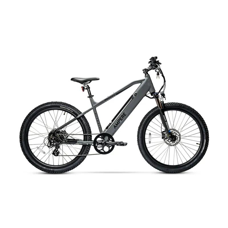 Ampere X-Trail 27.5 Inch Wheel Electric Bike Grey 14Ah