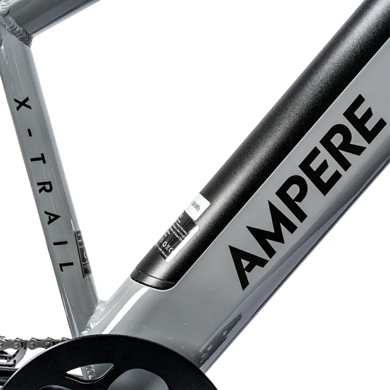Ampere X-Trail 27.5 Inch Wheel Electric Bike Grey 10Ah-4